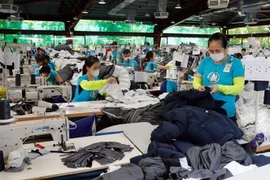 兴安省新顺乡Maxport服装有限公司生产厂。图自越通社