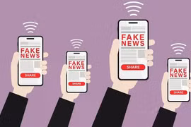 社交网络传播虚假信息最高罚款5000万越盾。图自VGP