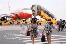 海防市吉碑国际机场。图自越通社