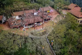 属于安子历史遗迹群的广宁省华安寺。图自越通社
