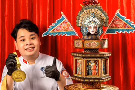 阮有天恩的作品《喜事倍唱》。图自天恩