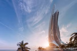 预计2027年在富国菠萝岛上竣工的Aspira Tower大厦。图自互联网