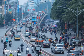河内试行空气质量早期预报系统。图自越通社