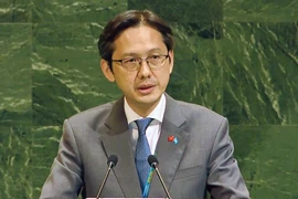 越南常驻联合国代表团团长杜雄越大使。图自越通社