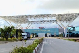 芒街国际口岸——北仑二口岸。图自越通社