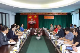 座谈会场景。图自越通社