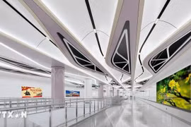 城铁2号线滨城-参良段效果图。图自越通社