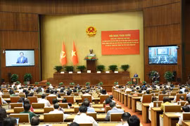 会议场景。图自越通社