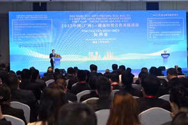 中国（广西）— 越南经贸合作对接活动现场。图自工贸部