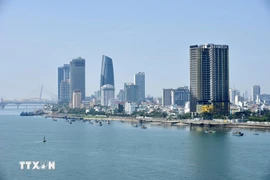 岘港市一角。图自越通社