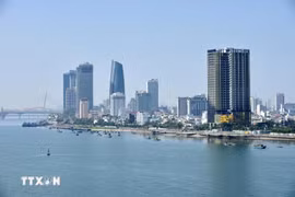 岘港市一角。图自越通社