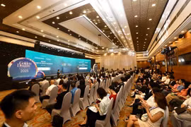 2025年越南发展桥梁论坛场景。图自越通社