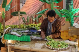 胡志明市展区中的一个展位。图自越通社