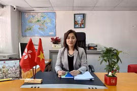 越南驻香港总领事馆副总领事、商务参赞武氏翠。图自越通社