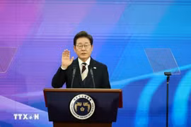 李在明当选为大韩民国第21任总统。图自越通社