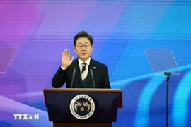 李在明当选为大韩民国第21任总统。图自越通社