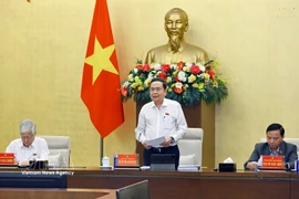 国会主席陈青敏。图自越通社