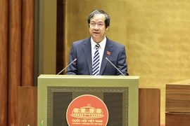 教育部长阮金山。图自越通社