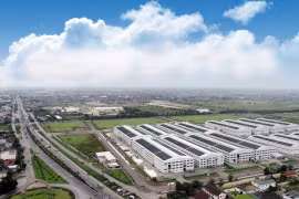 海阳省安发工业园区。图自越通社