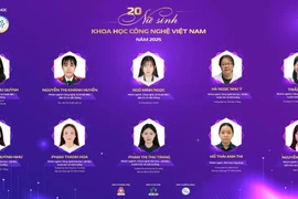 2025年越南科技女大学生奖前20名名单出炉