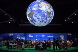 2021年11月2日在苏格兰格拉斯哥举行的COP26会议。图自AFP