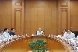 苏林在会上发言。图自越通社