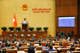 国会表决通过7部重要法律。图自越通社