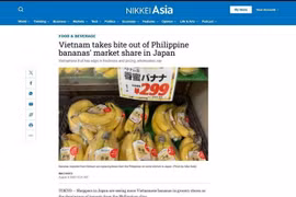 日本《日经亚洲》上刊发的文章。（屏幕截图）