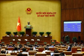 国会以442名代表中的433票赞成通过了《数字化转型法》。图自越通社