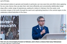 《PassportNews》杂志对越南驻以色列大使黎德忠的专访，发表于7月1日。（屏幕截图）