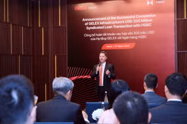 汇丰银行（越南）宣布已完成为 GELEX 基础设施股份公司提供的一笔总额为2亿美元、期限为5年的银团贷款。图自Vietnam+