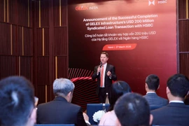 汇丰银行（越南）宣布已完成为 GELEX 基础设施股份公司提供的一笔总额为2亿美元、期限为5年的银团贷款。图自Vietnam+