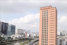 胡志明市第一郡中心区域汇聚了多家国内外金融机构。图自越通社