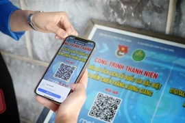 扫码了解北江省的历史遗迹。图自越通社