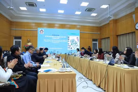 研讨会现场。图自越通社