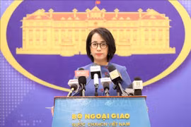 外交部发言人范秋姮。图自越通社