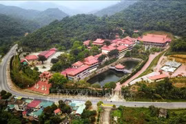 安子山竹林禅院。图自越通社