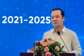 科学技术部副部长范德隆在会上发言。图自西贡解放报