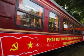 “河内列车”将于8月19日投入运营。图自越通社