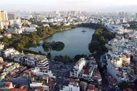 河内还剑湖。图自越通社