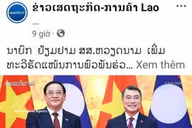 老挝《经济贸易报》发布的文章。图自越通社