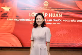 旅法越南创新网络（VINEU France）主任、在欧洲越南青年企业家协会（VYBE）主席陈河梅。图自越通社