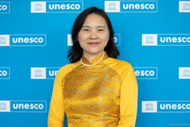 越南驻联合国教科文组织代表团团长阮氏云英。图自越通社
