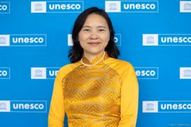 越南驻联合国教科文组织代表团团长阮氏云英。图自越通社