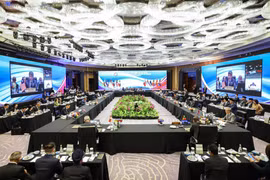 会议现场。图自越通社