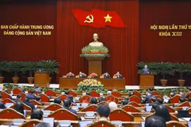 越共第十三届中央委员会第十五次全体会议隆重开幕。图自越通社