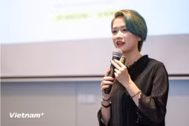 Yango Ads 业务发展总监书阮发表讲话。图自Vietnam+