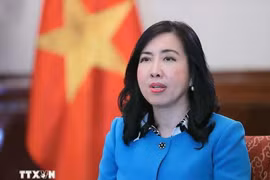 越南外交部副部长黎氏秋姮。图自越通社