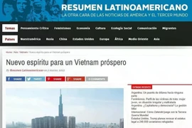 阿根廷Resumen Latinoamericano网站刊登的文章。（屏幕截图）