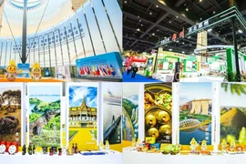 2025中国（河南）—东盟粮农合作发展大会介绍中国和东盟国家的粮农产品。图自越通社